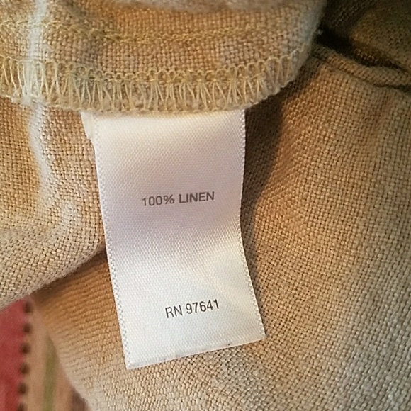 J. JILL 100% linen Capris size M Petite - Picture 4 of 4